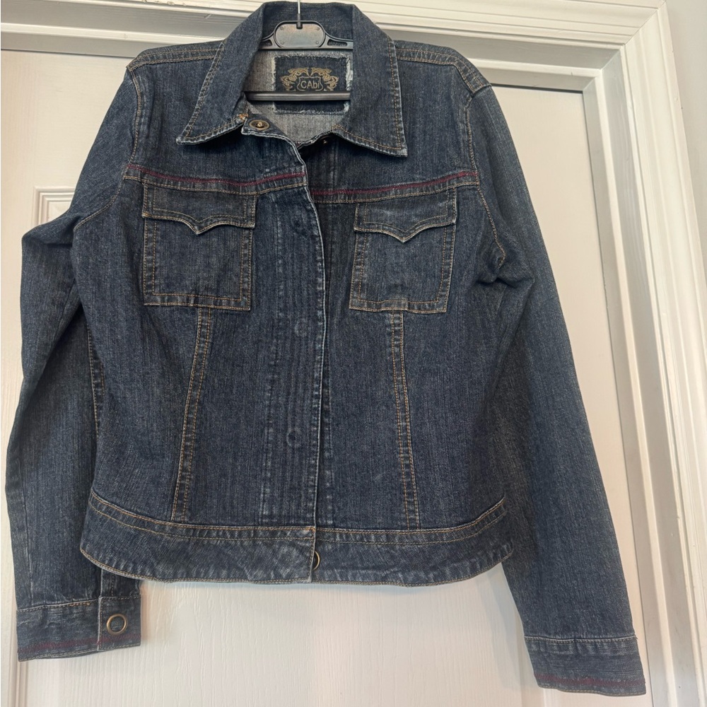 NWOT!!! CAbi Blue Jean Jacket Timeless Style